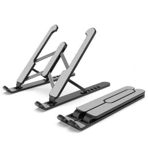Foldable Laptop Stand for Desktop Cooling and Lifting - White - Image 4