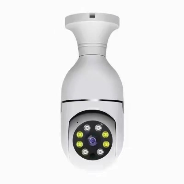 2Mp 5G Dual Frequency Bulb Camera With Two-Way Voice Intercom - White - Image 2