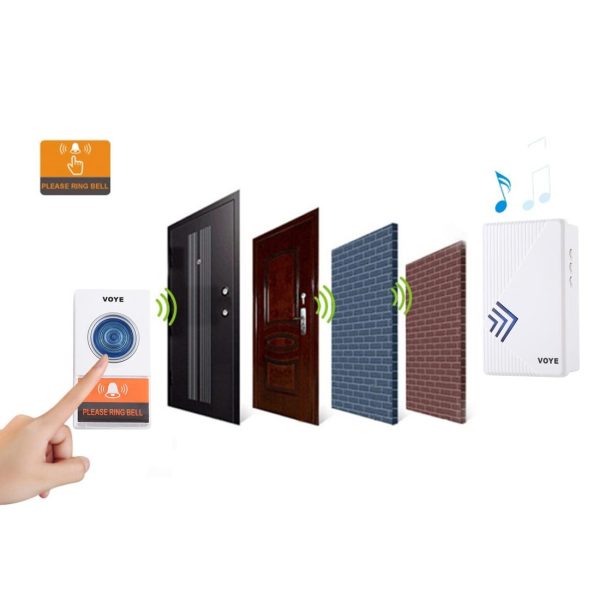 Wireless Doorbell With 38 Sounds And Remote Control - Image 10