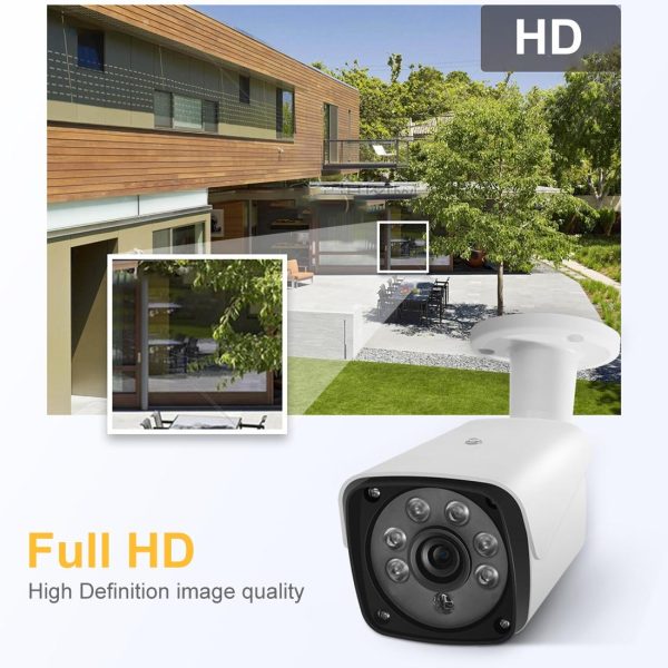 1500Tvl Cctv Dvr Surveillance System With 6 Led Array Bullet Camera - 3.6Mm Lens Ip66 Weatherproof Night Vision Support - White - Image 10