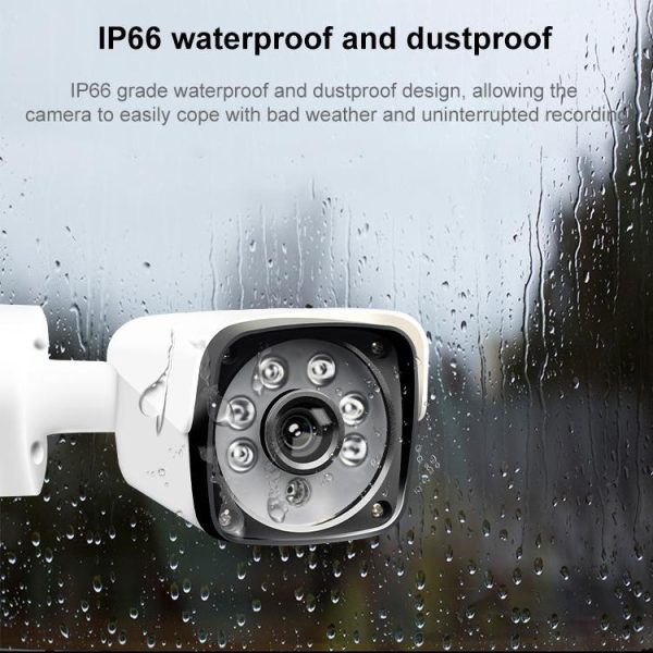 1500Tvl Cctv Dvr Surveillance System With 6 Led Array Bullet Camera - 3.6Mm Lens Ip66 Weatherproof Night Vision Support - White - Image 14