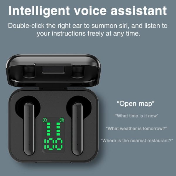 Wireless Bluetooth Earphones with Charging Box & Led Display - Image 13