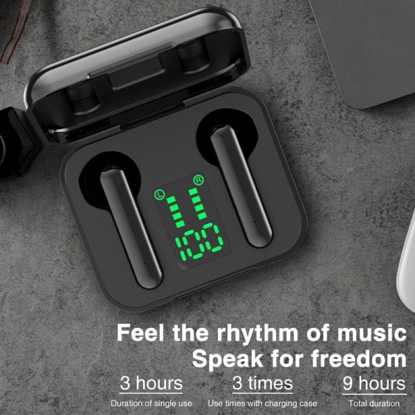 Wireless Bluetooth Earphones with Charging Box & Led Display - Image 15