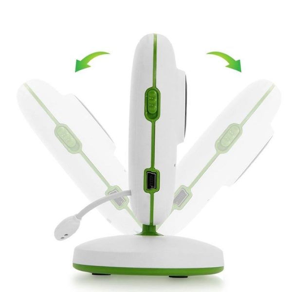 2.4 Wireless Baby Monitor With Lcd Night Vision & Two-Way Talk - White - Image 6