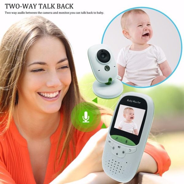 2.4 Wireless Baby Monitor With Lcd Night Vision & Two-Way Talk - White - Image 11