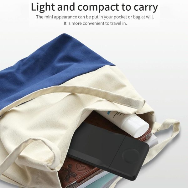 3 In 1 Foldable Wireless Charger For Iphone Iwatch Airpods - White - Image 6