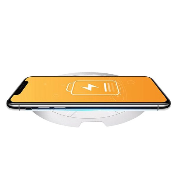 10W Portable Wireless Charger Lightweight & Smart - White - Image 2