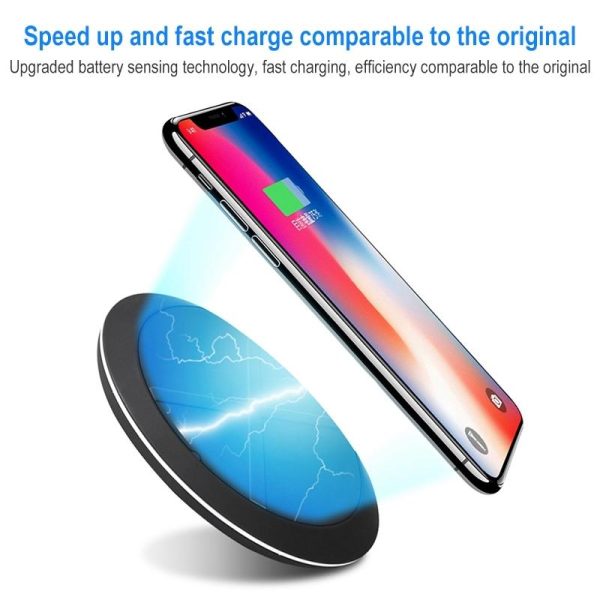 10W Portable Wireless Charger Lightweight & Smart - White - Image 5