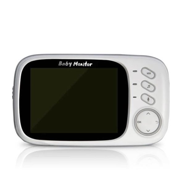 Wireless Baby Monitor With 2-Way Talk & Night Vision - 3.2 Lcd - 2.4Ghz - White - Image 3