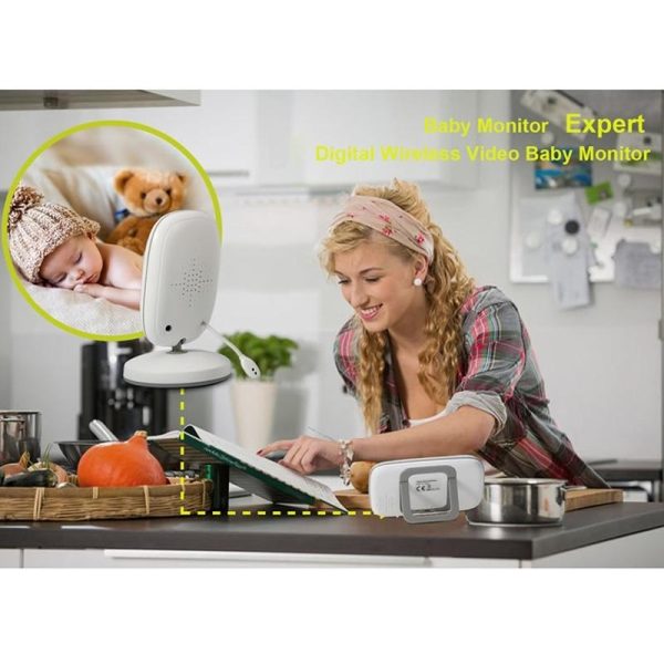Wireless Baby Monitor With 2-Way Talk & Night Vision - 3.2 Lcd - 2.4Ghz - White - Image 10
