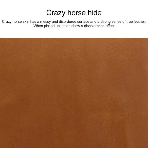 Premium Leather Business Laptop Bag With Zipper - Universal Fit - Brown - Image 4