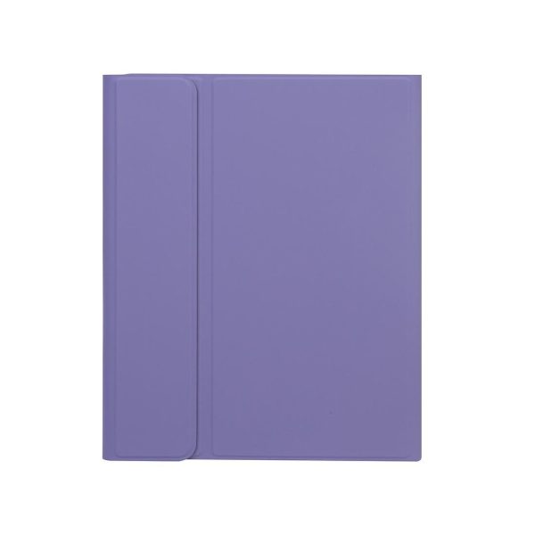 Detachable Bluetooth Keyboard Tablet Case For Ipad Pro 11 With Pen Slot - Plain Texture - Light Purple - Image 10