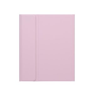 Detachable Bluetooth Keyboard Tablet Case For Ipad Pro 11 With Touchpad Pen Slot & Backlight - Plain Texture - Light Purple - Image 3