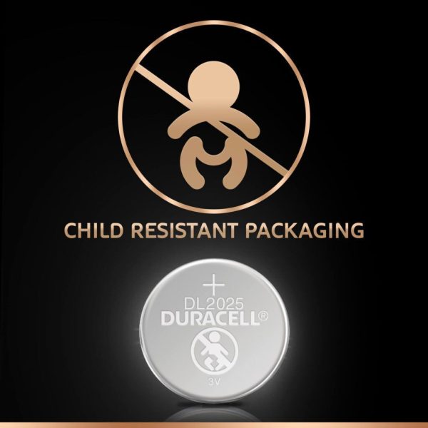 2x Duracell CR2025 Batteries Lithium 3V Battery Security 2025 - Image 4