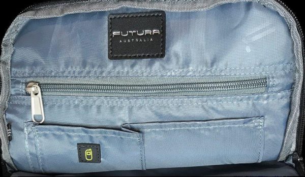 Futura Australia City Vertical Crossover Bag - Black - Image 3
