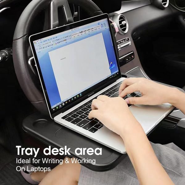 Multi Function Handy Car Table Tray Stand Laptop Drink Holder Eating Food Desk - Image 7