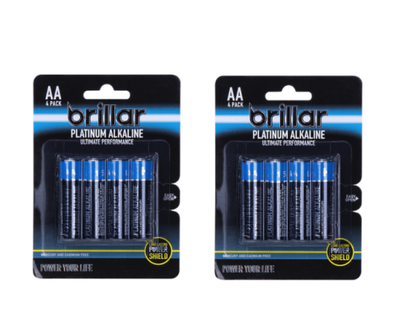 2x 4 Pack LR6 AA Platinum Alkaline Batteries Long Lasting Power Home Office - Image 4