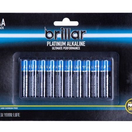 10 Pack AAA Platinum Alkaline Battery LR03 1.5V Long Lasting Power Home Office