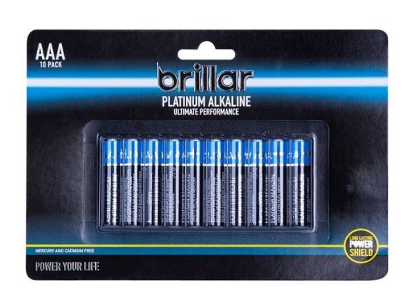 10 Pack AAA Platinum Alkaline Battery LR03 1.5V Long Lasting Power Home Office - Image 2