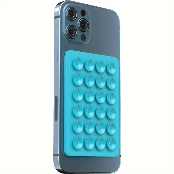 3M Silicone Phone Case Mount Pad Suction Cup Hands Free Holder Adhesive - Blue - Image 2