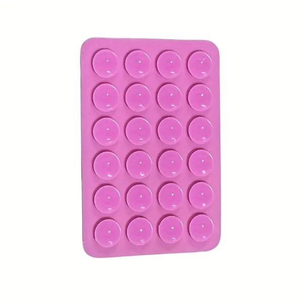 3M Silicone Phone Case Mount Pad Suction Cup Hands Free Holder Adhesive - Pink - Image 2