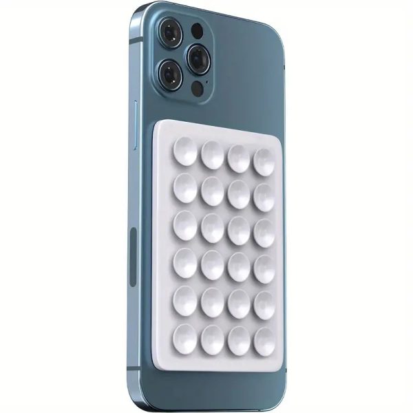 3M Silicone Phone Case Mount Pad Suction Cup Hands Free Holder Adhesive - White - Image 2