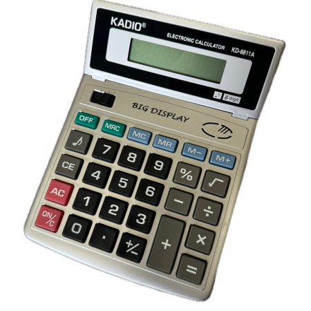 Desktop Electronic Calculator Basic 8-Digit Dual Power LCD Display for Office Business