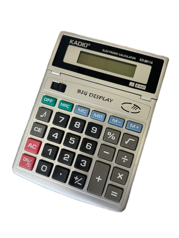 Desktop Electronic Calculator Basic 8-Digit Dual Power LCD Display for Office Business - Image 3