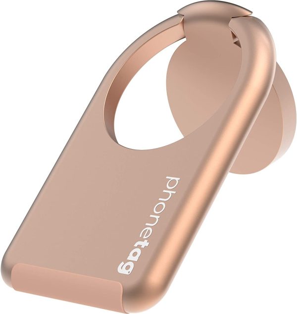 phonetag - Multi-View Phone Stand with Magnetic Ring Holder Universal (Rose Gold) - Image 2