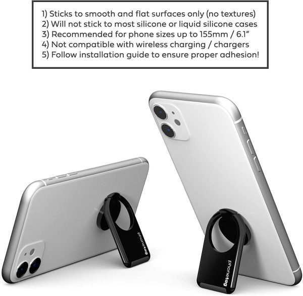 phonetag - Multi-View Phone Stand with Magnetic Ring Holder Universal (Rose Gold) - Image 3