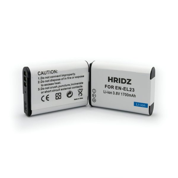 HRIDZ EN-EL23 Battery & Charger Set For Nikon Coolpix B700 S810c P600 P610S - Image 11