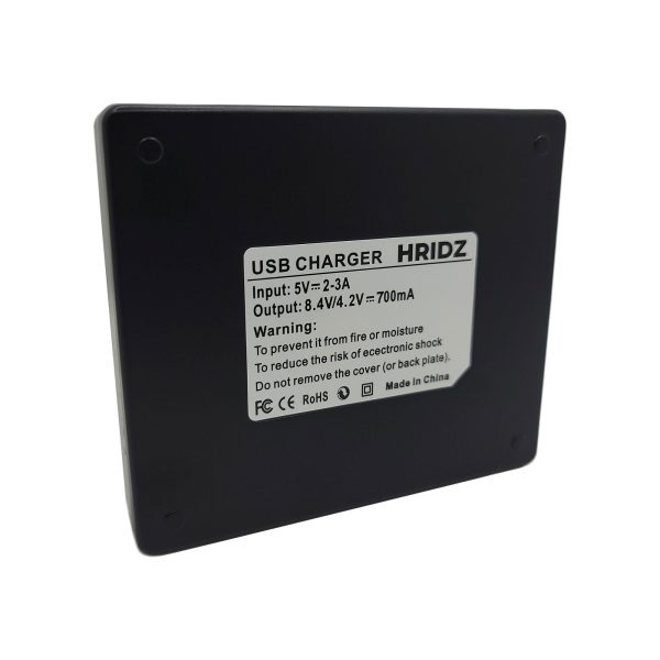 Hridz LP-E12 Dual Smart LCD Charger for Canon EOS M M2 M10 M50 M50ii M100 M200 SL1 SX70 - Image 3
