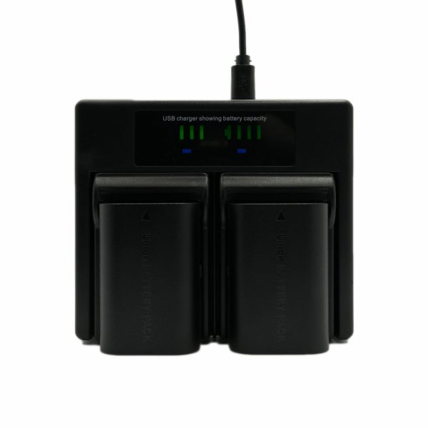 HRIDZ LP-E6 2 Batteries and 1 Dual Charger for Canon LP-E6n LP E6 Battery - Image 4