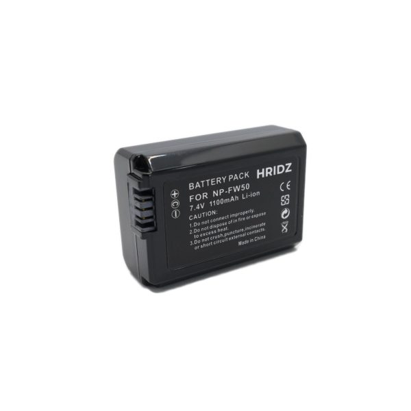 Hridz NP-FW50 Battery & Charger Pack for Sony NP-FW50 and SLT-A33,A35,A37,A55V, DSC-RX10 - Image 4