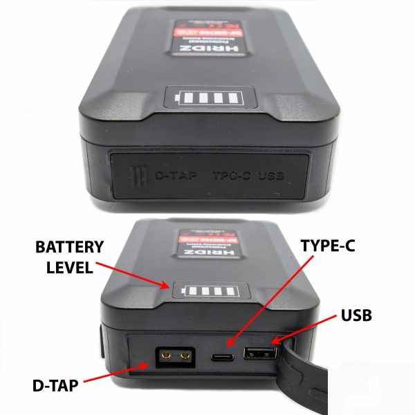 HRIDZ VM-BP74 V Lock V Mount Battery - 74Wh 14.8V 5000mAh Li-ion Battery - Image 3