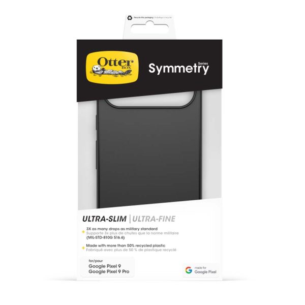 OtterBox Symmetry Back Case for Google Pixel 9/9Pro - Black - Image 3