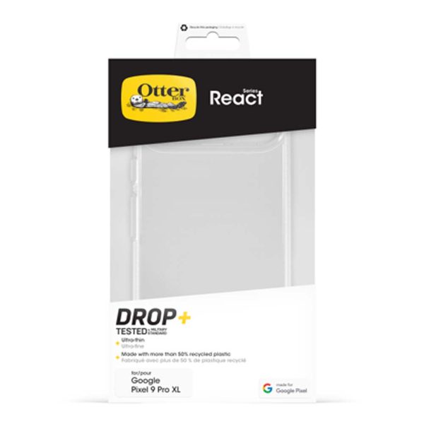 OtterBox React Back Case for Google Pixel 9 XL - Clear - Image 3