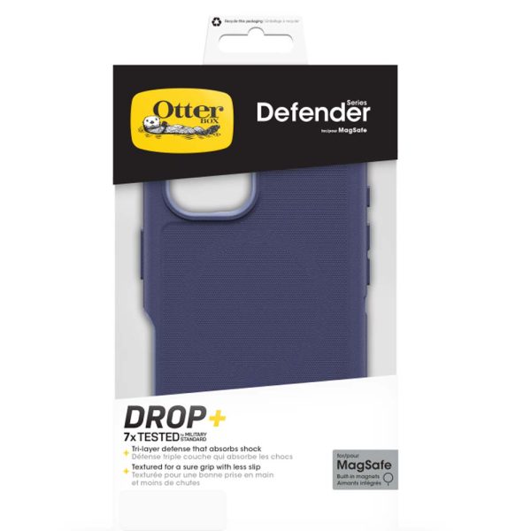 OtterBox Defender MagSafe Back Case for iPhone 16 - Purple - Image 3