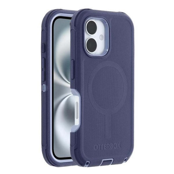 OtterBox Defender MagSafe Back Case for iPhone 16 - Purple - Image 4