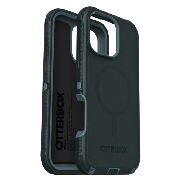 OtterBox Defender MagSafe Back Case for iPhone 16 Pro Max - Green - Image 4