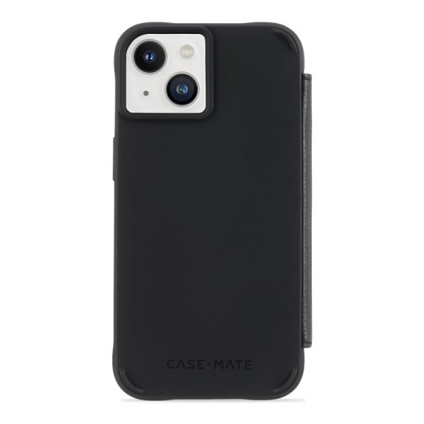 Case-Mate Tough Wallet Folio Case with MagSafe For iPhone 14 / iPhone 13 - Black - Image 2