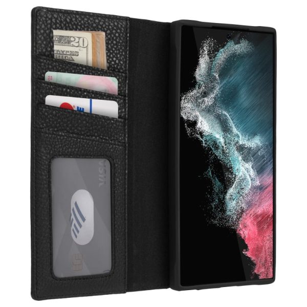 Case-Mate Wallet Folio Antimicrobial Case for Samsung Galaxy S23 Ultra - Black - Image 5