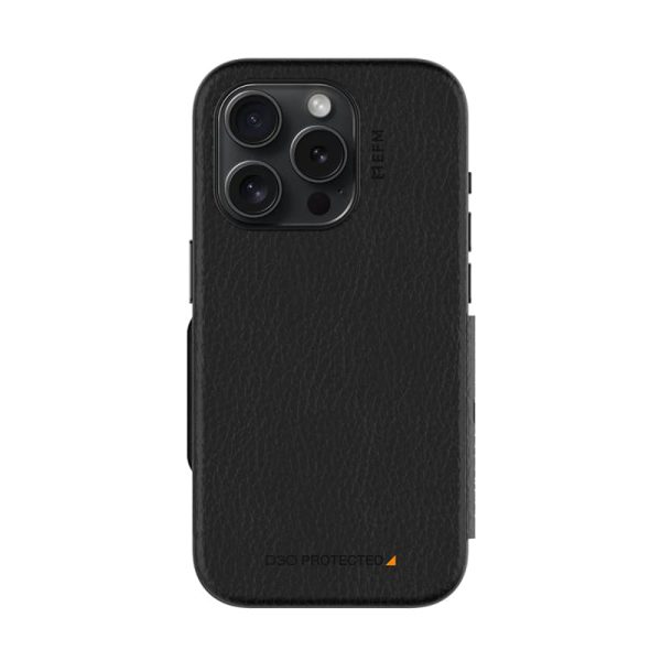 EFM Monaco E-leather Wallet Case Armour With D3O Plus Suits Iphone 15 Pro (6.1") - Black/Space Grey - Image 6