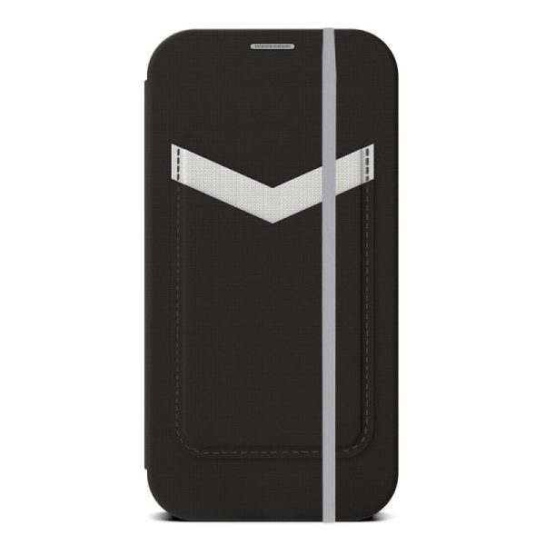 EFM Miami Leather Wallet Case Armour with D3O For iPhone 13 Pro Max (6.7") - Smoke Black - Image 2