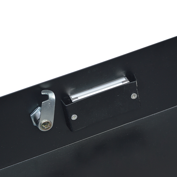 19" Rack Mount 2U Steel Plate DJ Drawer Equipment Cabinet Locking Lockable - Image 7