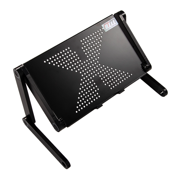 Aluminium Alloy Folding Laptop Computer Stand Desk Table Tray On Bed Mouse - Image 4