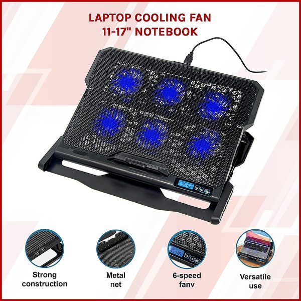 Laptop Cooling Fan 11-17" Notebook - Image 3