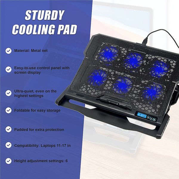Laptop Cooling Fan 11-17" Notebook - Image 9