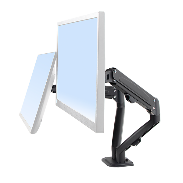 Dual Screen Gas-strut Monitor Stand Mount Desktop Bracket for LED/LC - Image 4