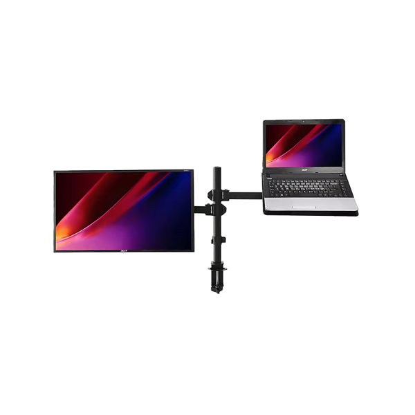 Monitor Mount & Laptop and Tablet Shelf Stands Holders Adjustable Workspace Arm - Image 4